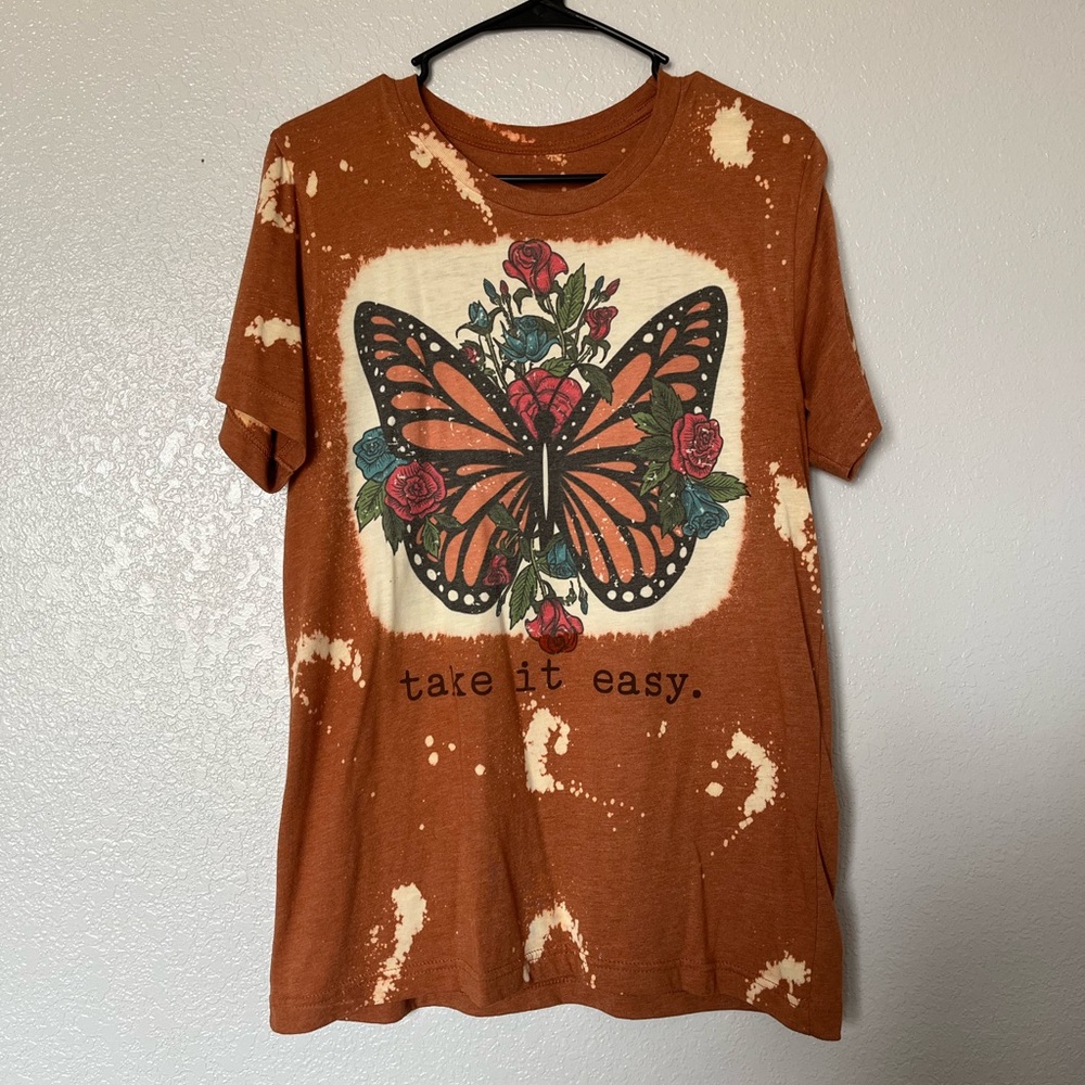 Take It Easy Monarch Graphic Shirt